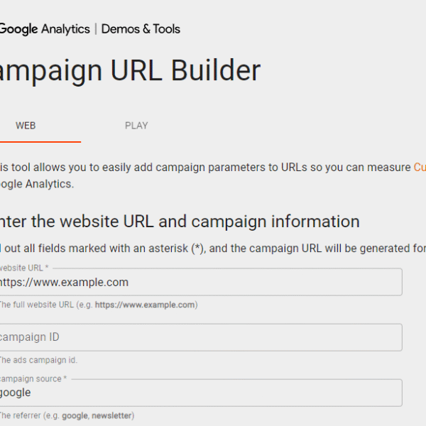 [GA4] URL builders: Collect campaign data with custom URLs