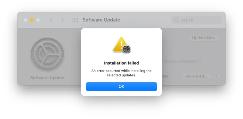 Unable to update MacBook Pro M1 to macOS …