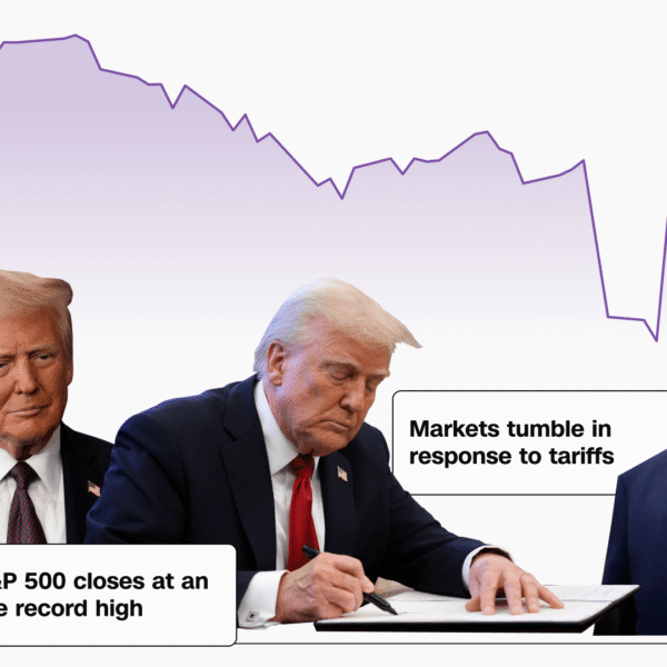 100 days: The US stock market’s rollercoaster ride since Trump