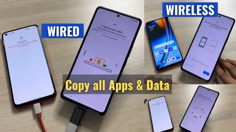 How to Copy Apps & Data from an Old Android Device to a New Device