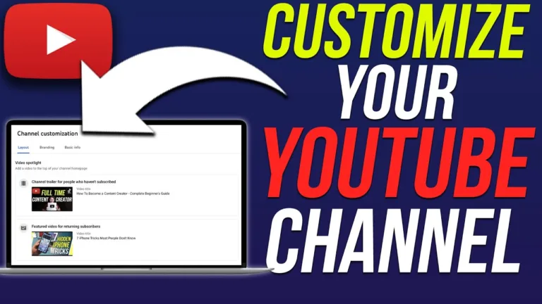 How to Customize YouTube Channel Layout