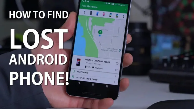 How to find a lost Android Device