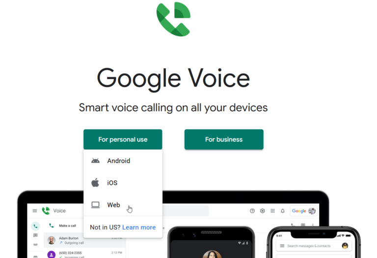 Set up your phone to make & receive Google Voice Calls