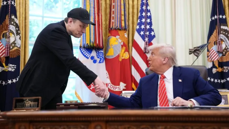 Has social media master Trump finally been outmatched by Elon